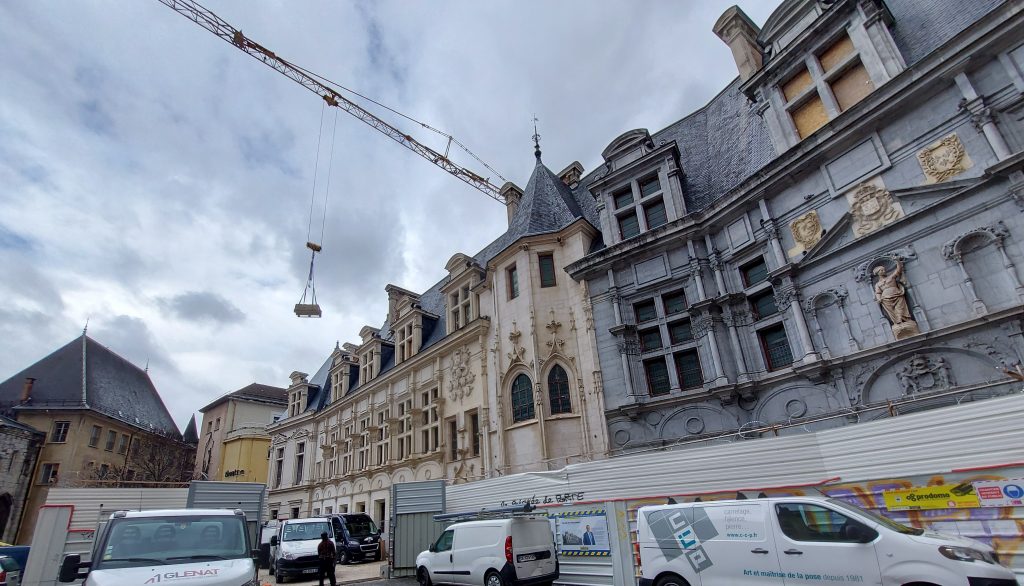 Démarrage du chantier de rénovation du Palais du Parlement du Dauphiné Démarrage du chantier de rénovation du Palais du Parlement du Dauphiné