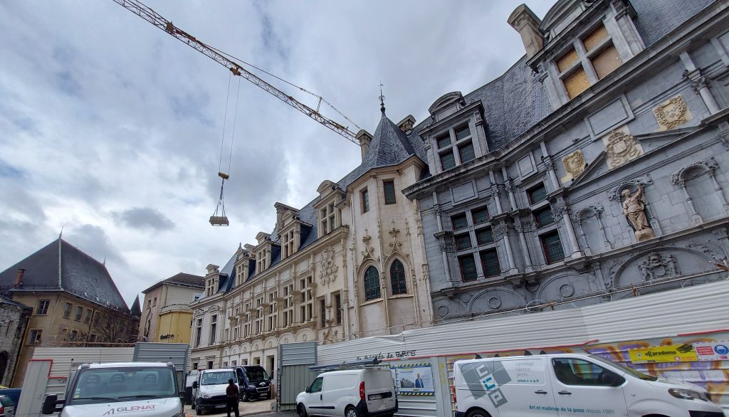 Démarrage du chantier de rénovation du Palais du Parlement du Dauphiné