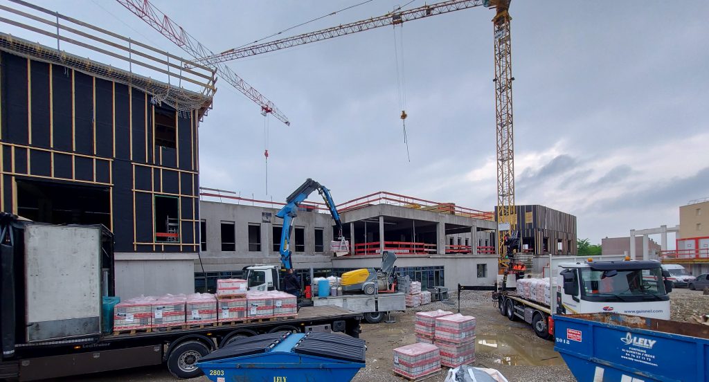 Démarrage du chantier de construction du collège Francois TRUFFAUT à l’ISLE D’ABEAU